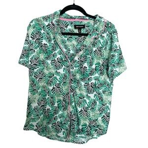 Room Service Tropical Print Pajama Set